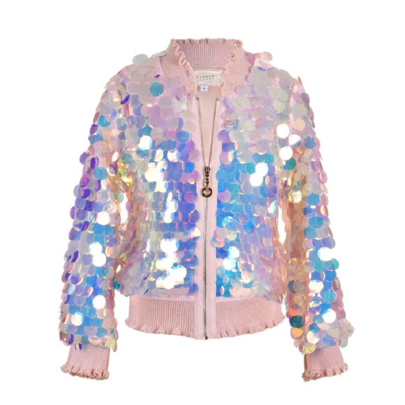 GIRLS Iridescent Paillette Jacket